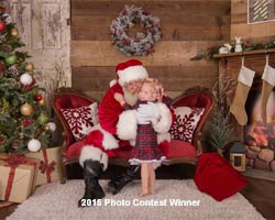 majestic santa suit with girl