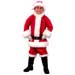 child santa suit costume