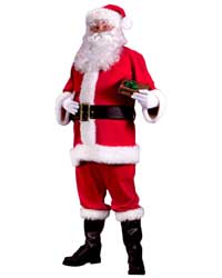 economy santa suit costume