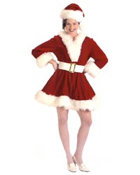 perky pixie ms santa suit costume