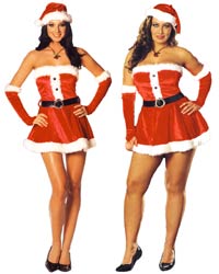 sexy santa outfit costume