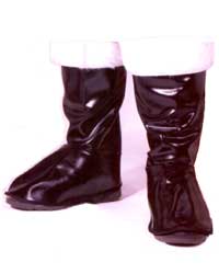 santa suit boot covers