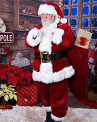 majestic santa suit north pole