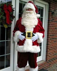 majestic santa suit with girl