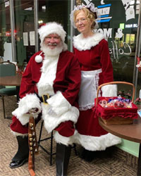 mrs santa suit with basket