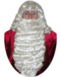 authentic santa beard wig