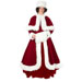 belle of the christmas ball mrs santa suit