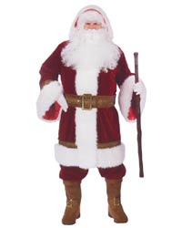 old world santa suit costume