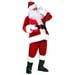 velour santa suit costume