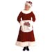 velvet mrs santa suit costume