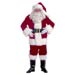 velvet santa suit costume